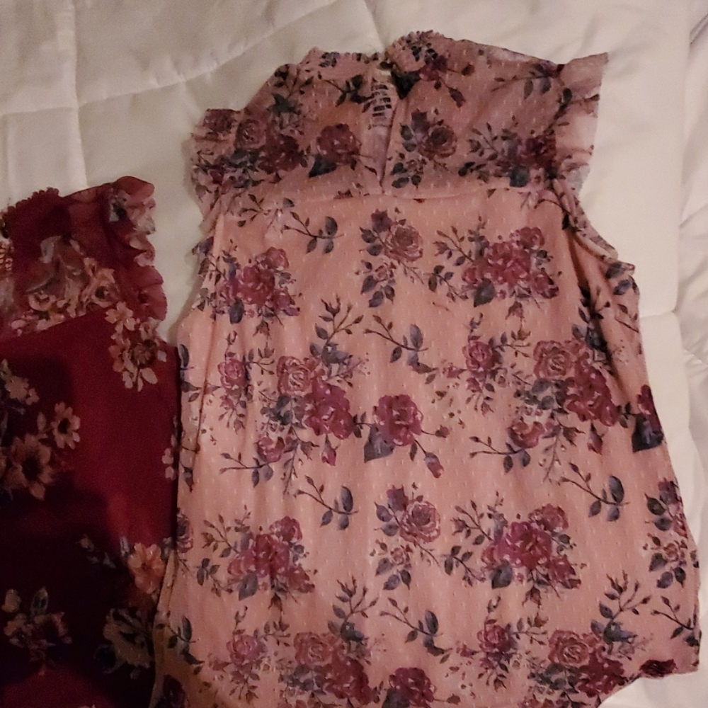 2 sleeveless blouses. No boundaries. Size M - Picture 5 of 5